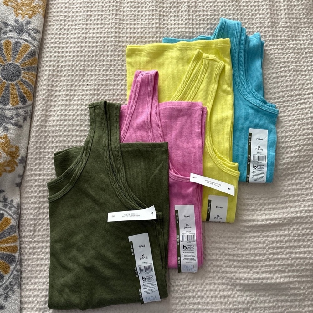 Time and Tru Vibrant Tank Tops Collection